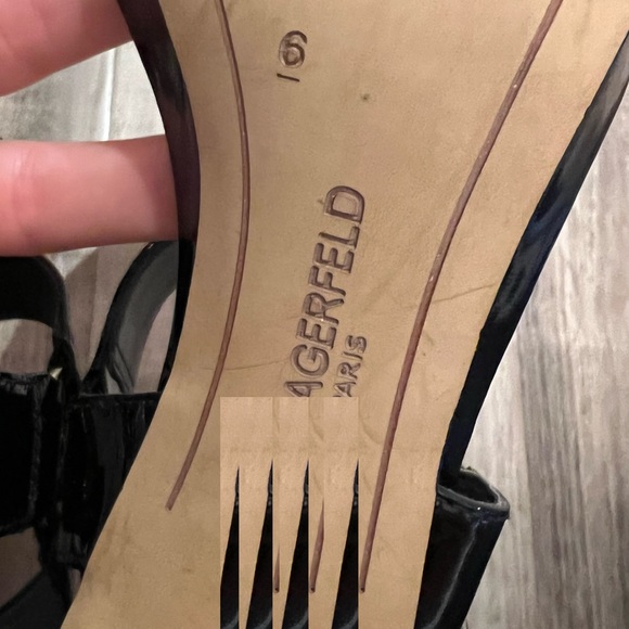 Karl Lagerfeld heels - Picture 2 of 5